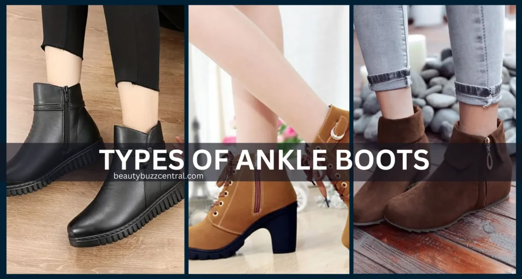 types of ankle boots