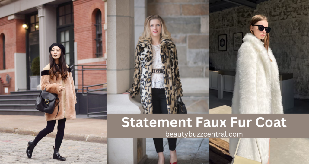 statement faux oversized coats