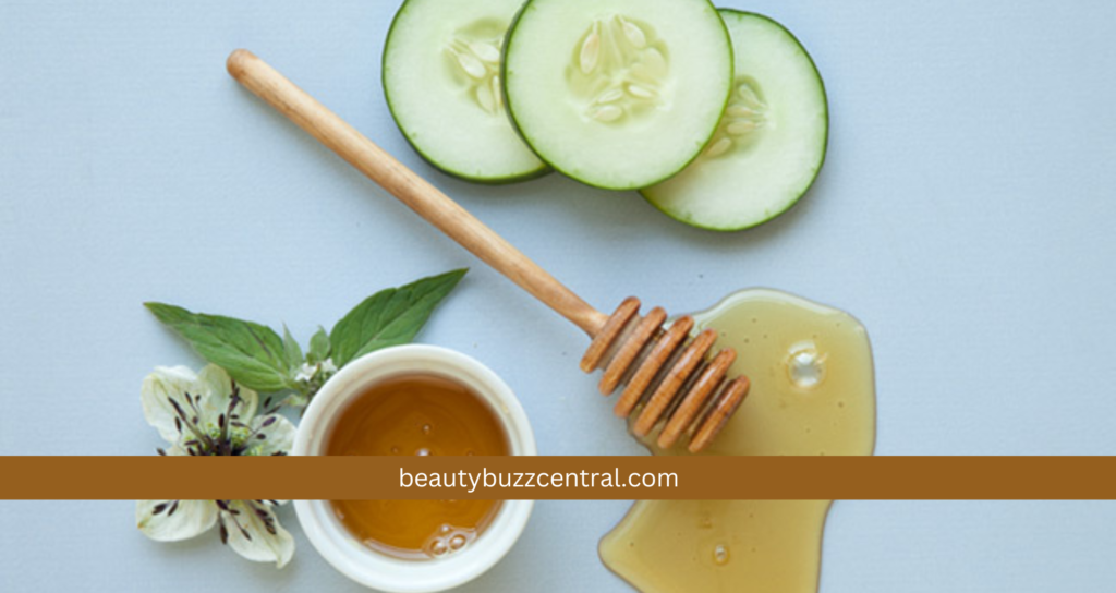 cucumber and honey face mask