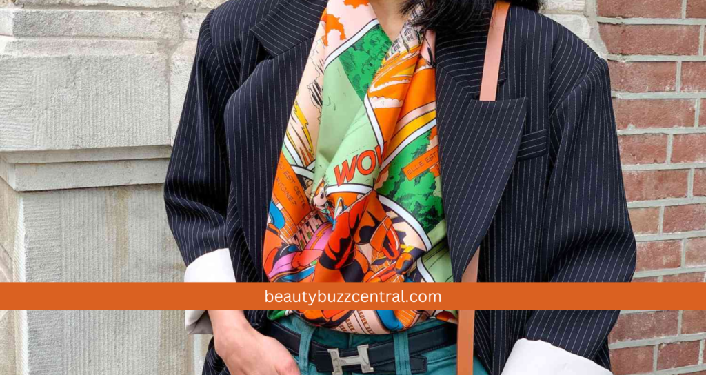 silk scarf as halter top-beautybuzzcentral.com