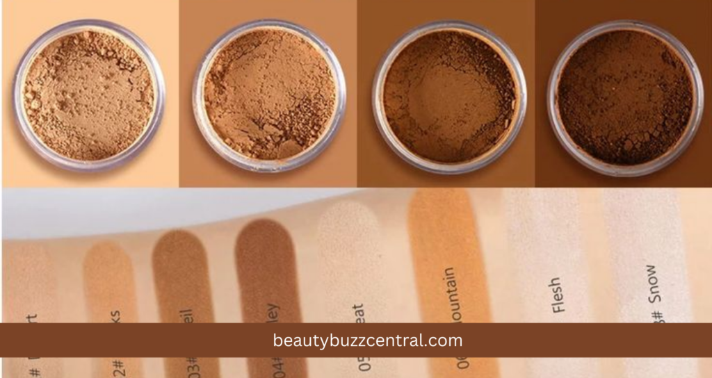 matte powder contour